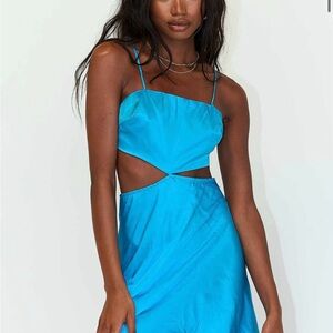 Princess Polly Vibrant Teal Dress